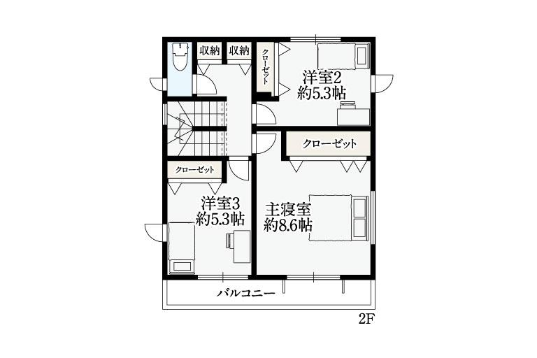 間取り3-2F