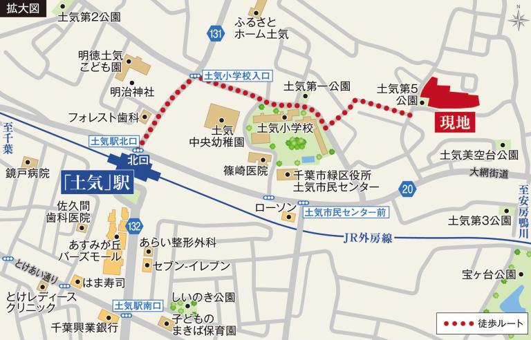 周辺環境の地図