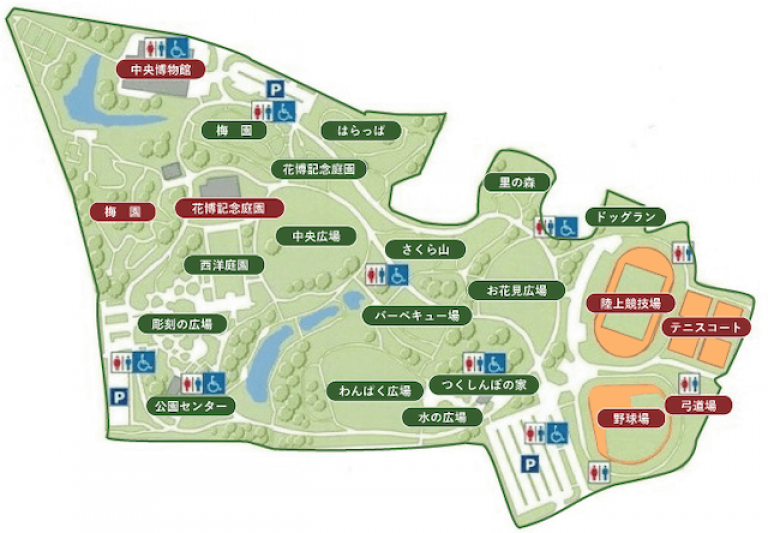 青葉の森公園map