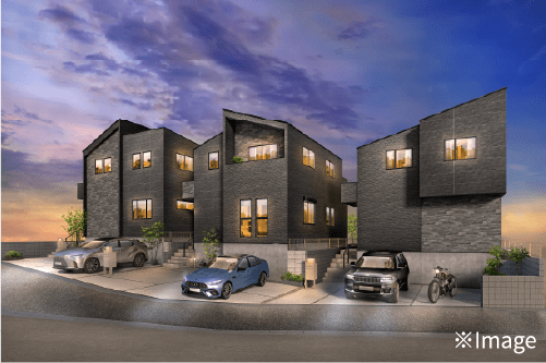 街区_連棟パース