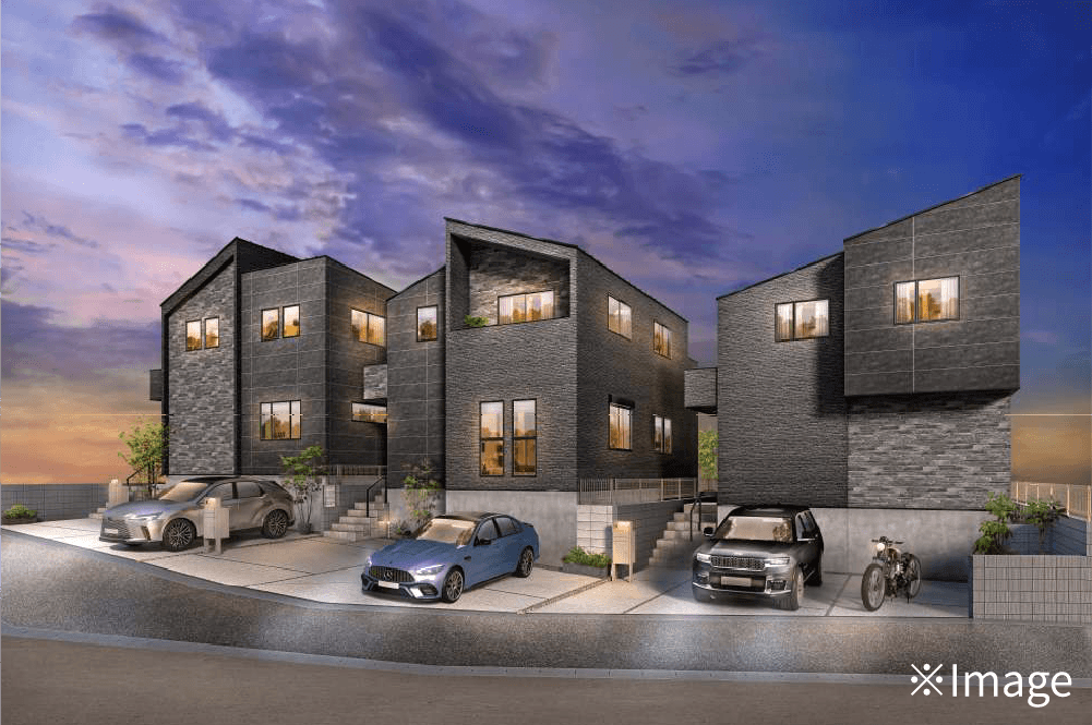 街区_連棟パース