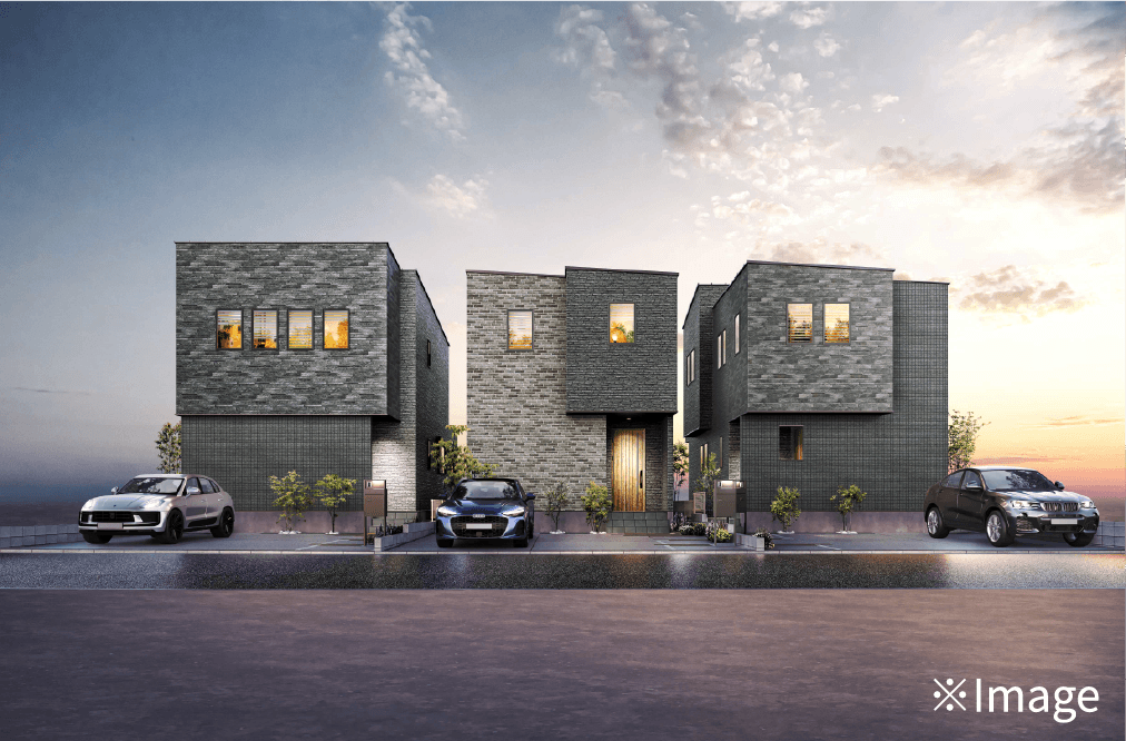 街区_連棟パース