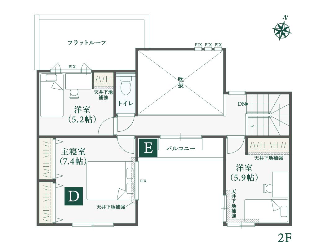 プラン_間取図_2F