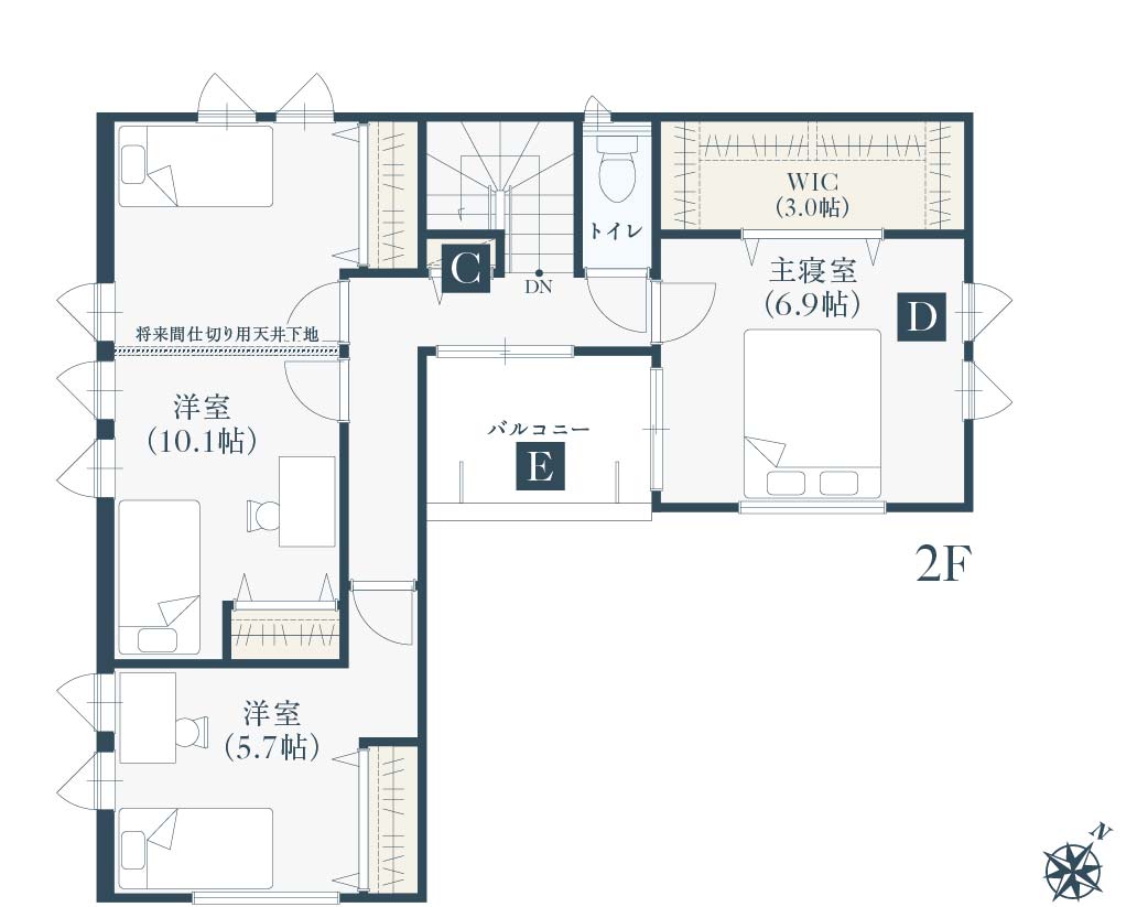 プラン_間取図_2F