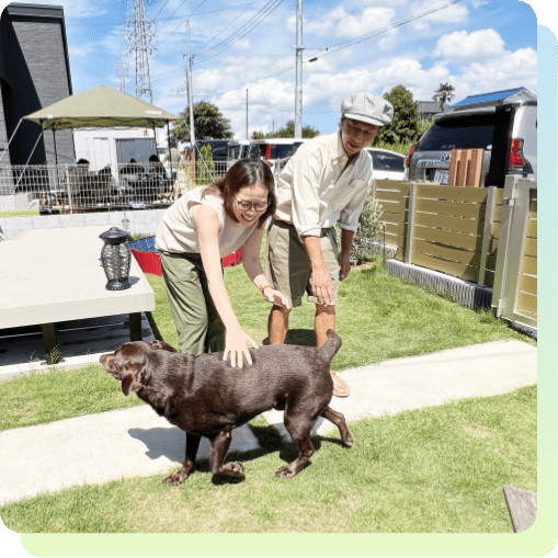 平屋で愛犬と過ごすゆとりのある暮らし