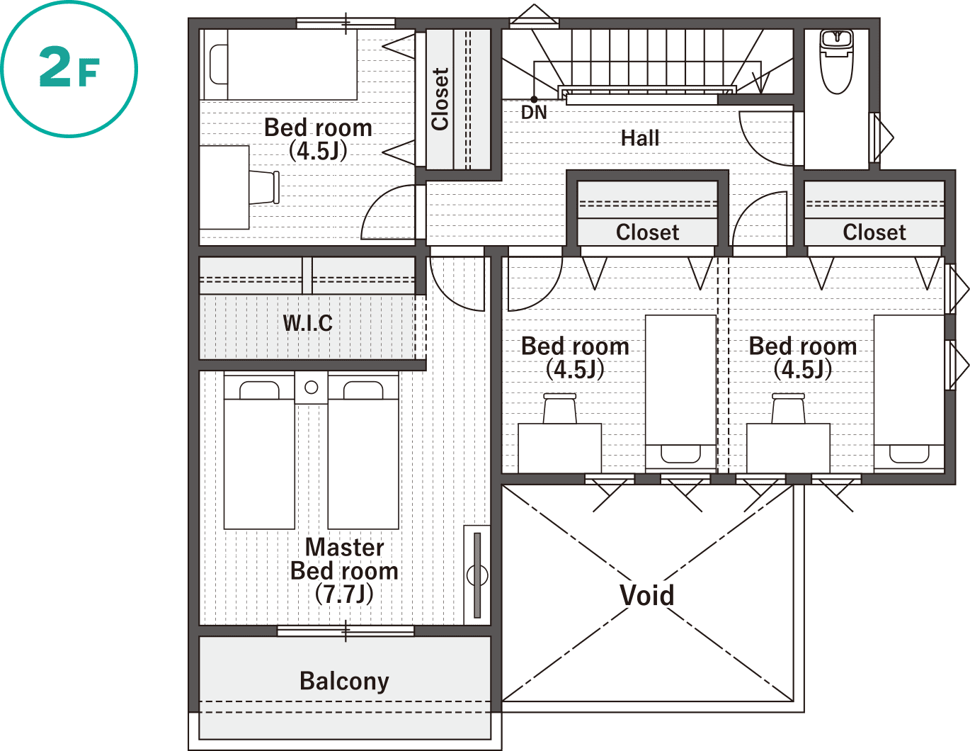 2F間取り図